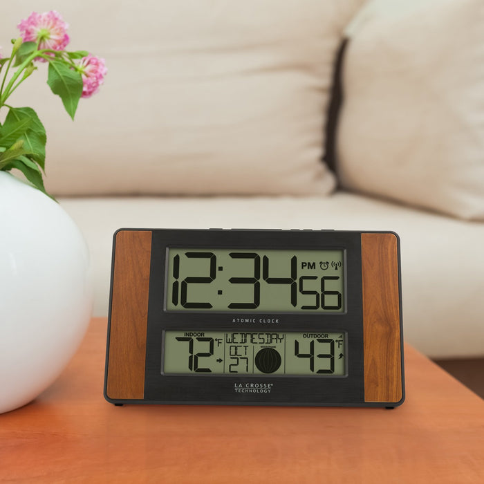 Weather Scientific LaCrosse Technology 513-1417CH Atomic Digital Wall Clock LaCrosse Technology
