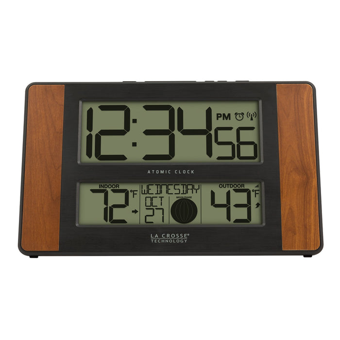 Weather Scientific LaCrosse Technology 513-1417CH Atomic Digital Wall Clock LaCrosse Technology