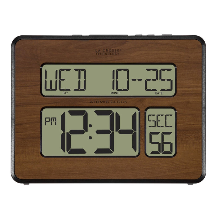 Weather Scientific LaCrosse Technology 513-1419-WAV4 Atomic Digital Wall Clock LaCrosse Technology