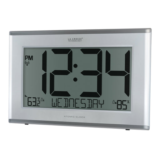 Weather Scientific LaCrosse Technology 513-63867 Jumbo Atomic Wall Clock with Outdoor Temp and Humidity LaCrosse Technology