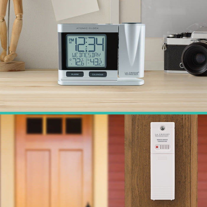 Weather Scientific LaCrosse Technology 616-12667 Atomic Projection Alarm Clock LaCrosse Technology