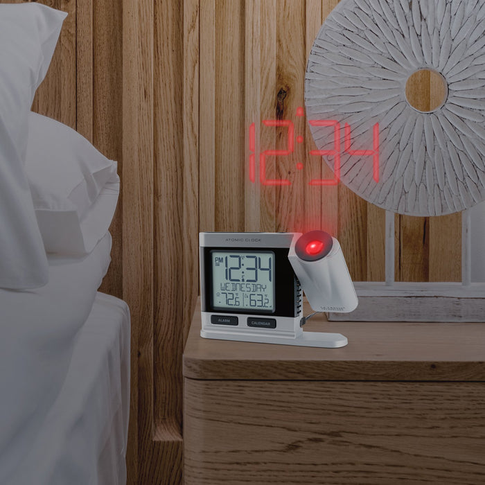 Weather Scientific LaCrosse Technology 616-12667 Atomic Projection Alarm Clock LaCrosse Technology