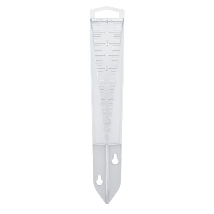Weather Scientific LaCrosse Technology 704-1518 10 in Plastic Rain Gauge LaCrosse Technology