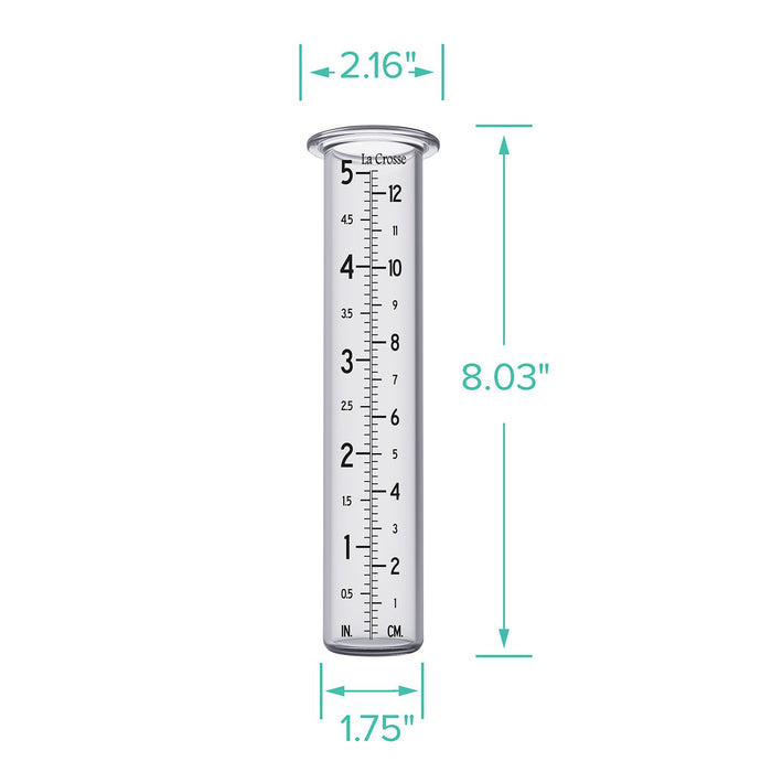 Weather Scientific LaCrosse Technology 704-1522 Replacement Glass Rain Tube LaCrosse Technology