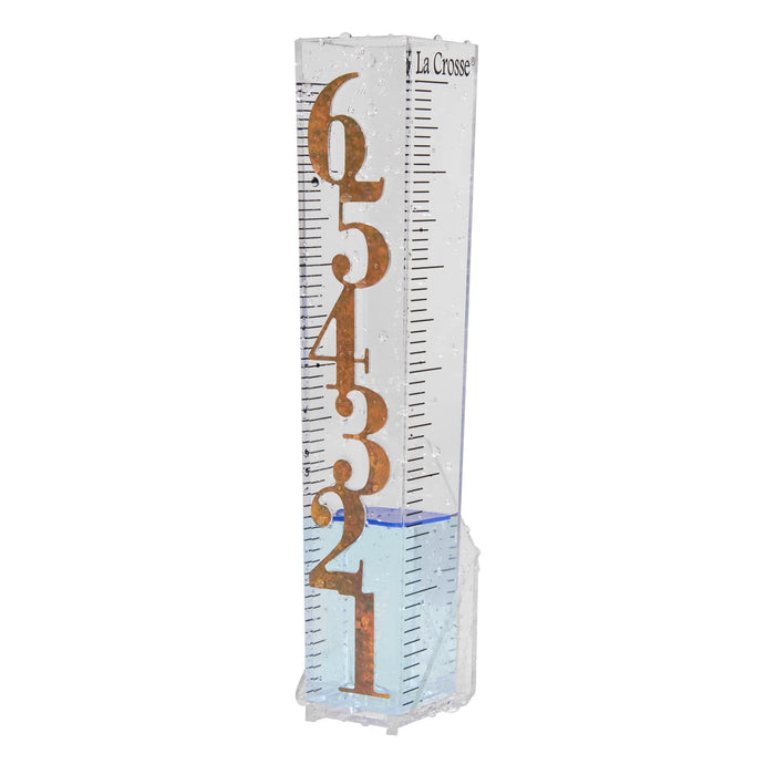 Weather Scientific LaCrosse Technology 705-110 6 inch Patina Rain Gauge LaCrosse Technology