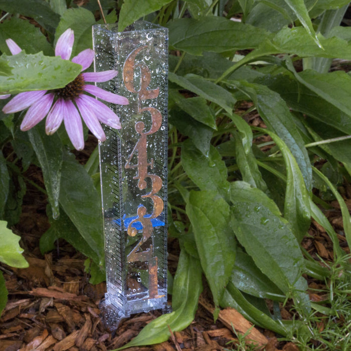 Weather Scientific LaCrosse Technology 705-110 6 inch Patina Rain Gauge LaCrosse Technology