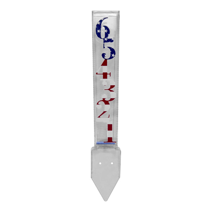 Weather Scientific LaCrosse Technology 705-110F 6 inch American Flag Rain Gauge LaCrosse Technology