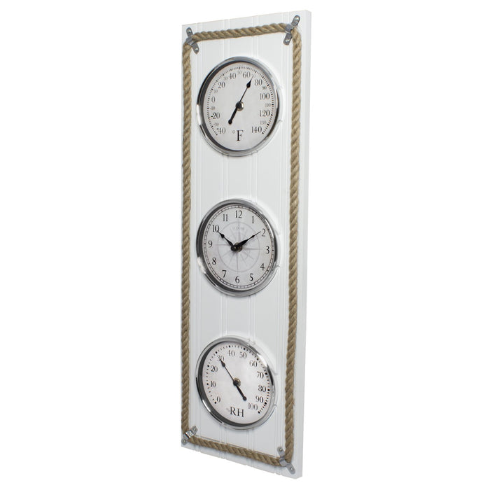 Weather Scientific LaCrosse Technology BBB86064 Beadboard Clock with Temperature and Humidity LaCrosse Technology