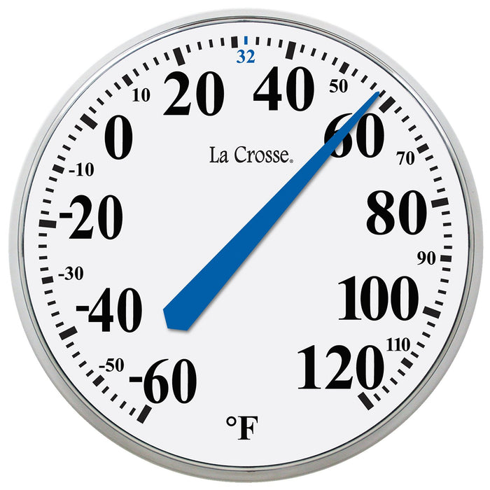 Weather Scientific LaCrosse Technology T83714 13.5 inch Dial Thermometer with Key Hider LaCrosse Technology