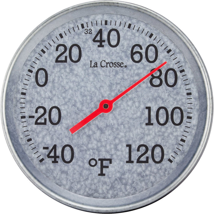 Weather Scientific LaCrosse Technology T85234 8 inch Galvanized Metal Thermometer LaCrosse Technology