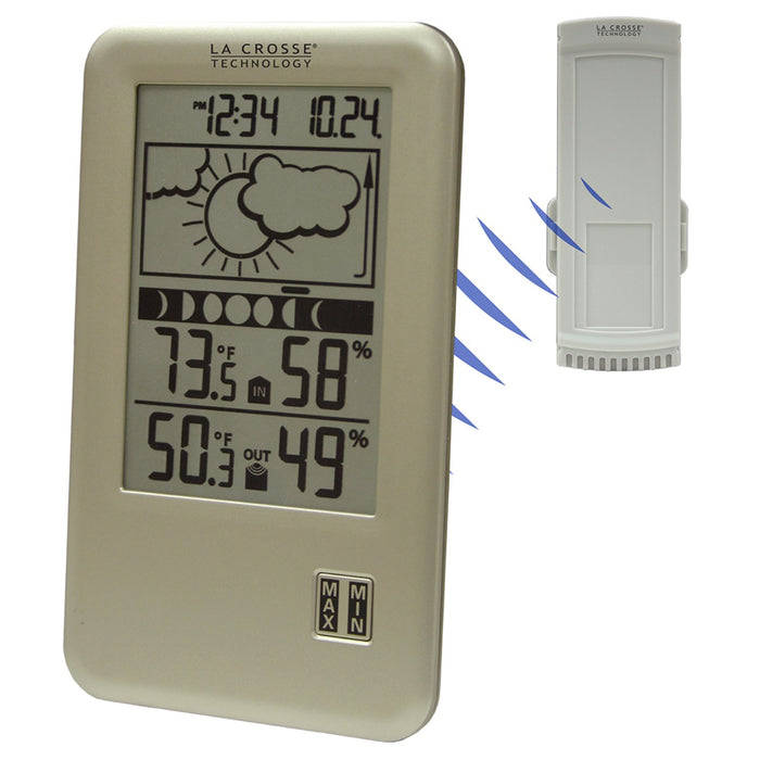 Weather Scientific LaCrosse Technology WS-9060U-IT Wireless Forecast Station with Moon Phase LaCrosse Technology