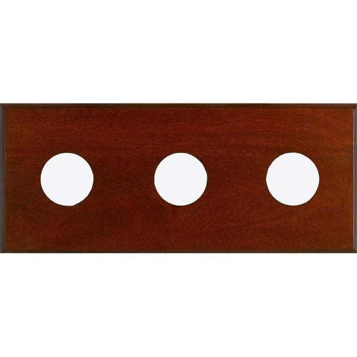 Weather Scientific Maximum Inc. 3-Instrument Mahogany Mounting Panel Maximum