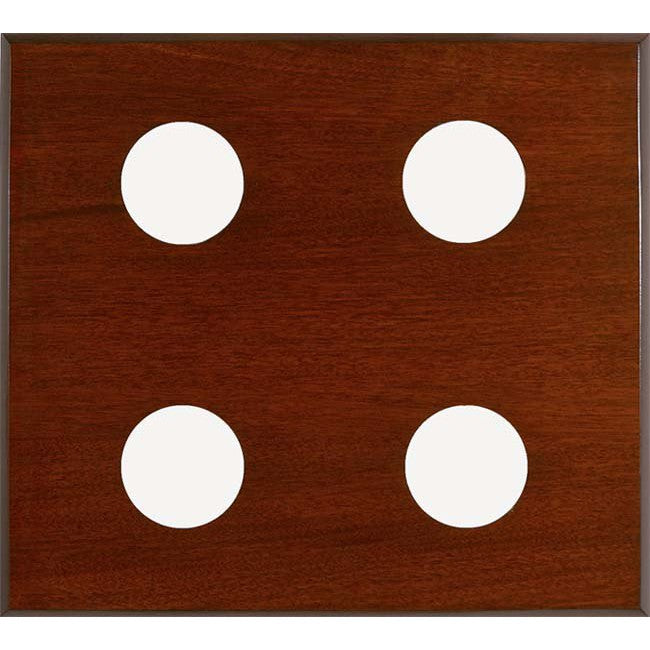 Weather Scientific Maximum Inc. 4-Instrument Mahogany Mounting Panel Maximum