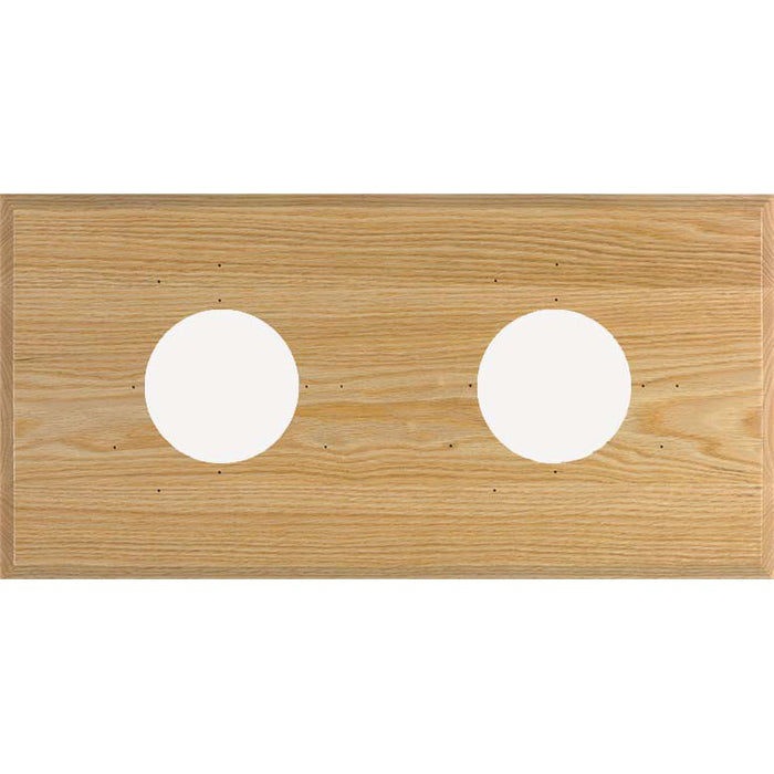 Weather Scientific Maximum Inc. 2-Instrument Oak Mounting Panel Maximum