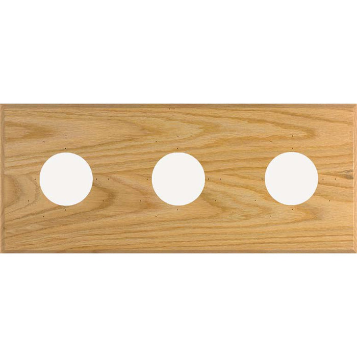 Weather Scientific Maximum Inc. 3-Instrument Oak Mounting Panel Maximum