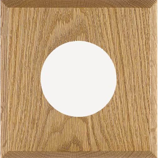 Weather Scientific Maximum Inc. Single Instrument Oak Mounting Panel Maximum