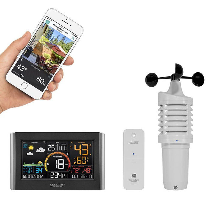 Weather Scientific La Crosse Technology V21-WTHV3 Complete Personal Wireless Remote Monitoring Weather Station w/ Humidity Sensor LaCrosse Technology