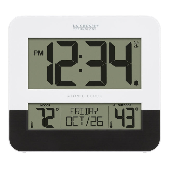 Weather Scientific LaCrosse Technology BBB82684 Atomic Clock with Indoor and Outdoor Temperature main profile
