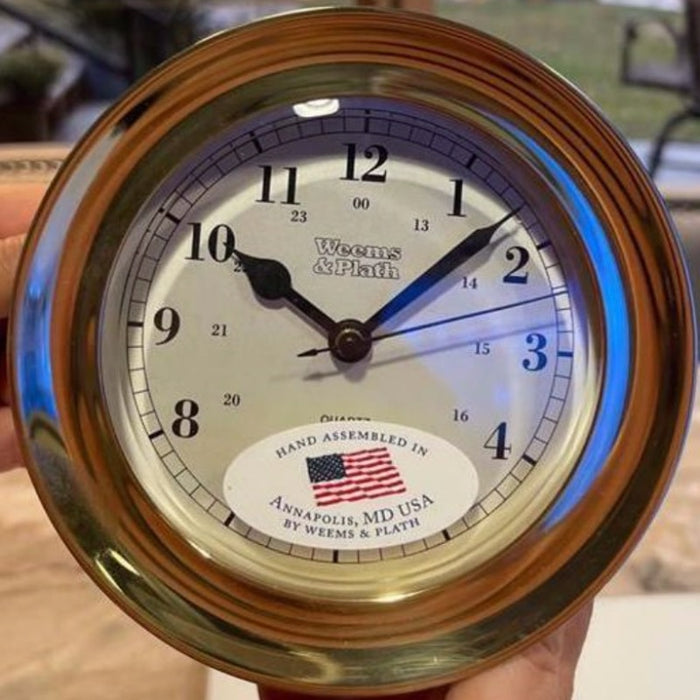 Weather Scientific Weems & Plath Atlantis Quartz Clock 200500 Weems & Plath