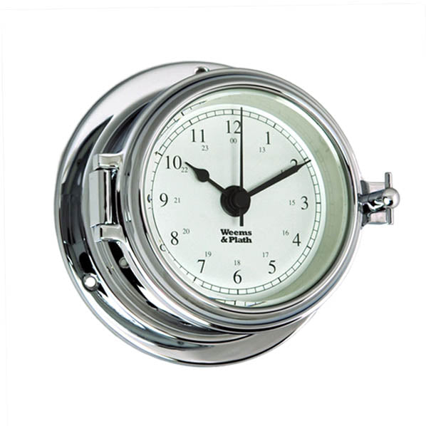 Weather Scientific Weems & Plath Chrome Endurance II 105 Quartz Clock Weems & Plath