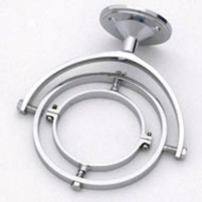 Weather Scientific Weems & Plath Chrome Gimbal for Large Yacht Lamp Weems & Plath