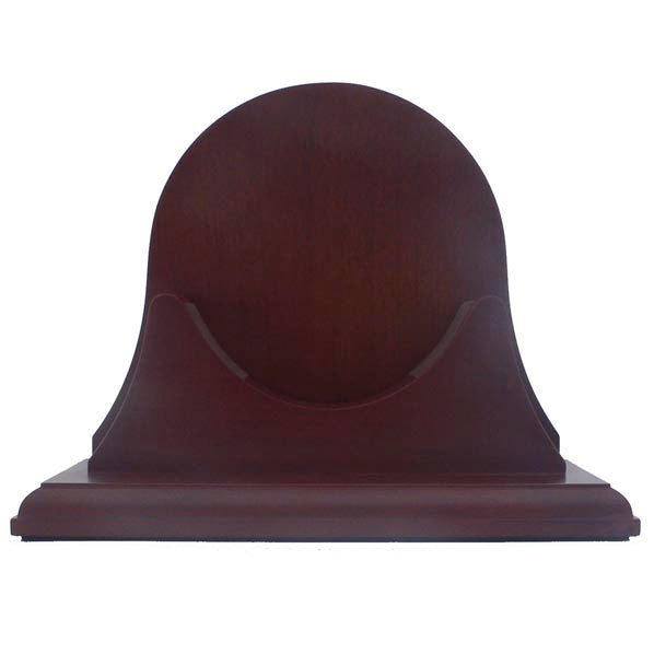 Weather Scientific Weems & Plath Single Mahogany Base with Back Panel for Atlantis Collection Weems & Plath
