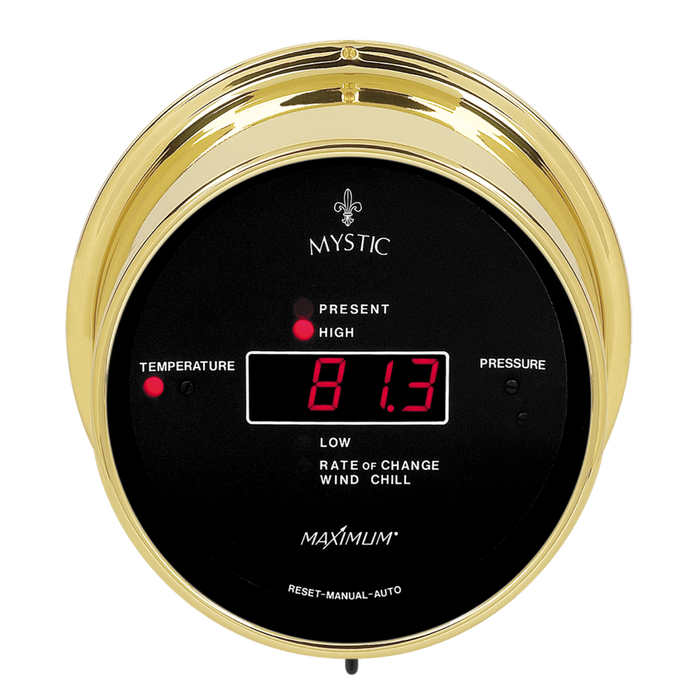 Weather Scientific Maximum Inc. Mystic Digital Thermometer/Barometer Maximum