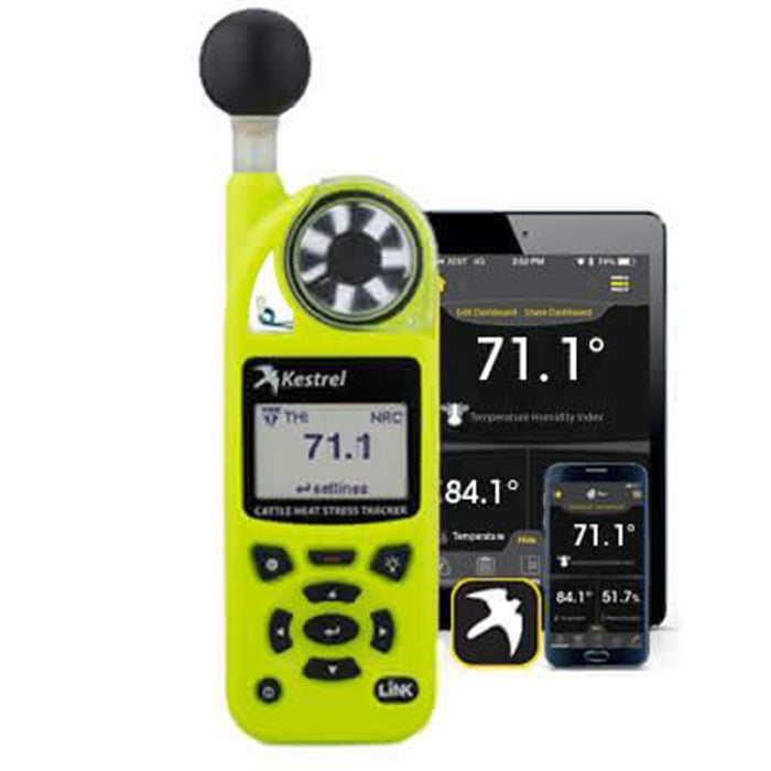 Weather Scientific Kestrel 5400AG Cattle Heat Stress Tracker with LiNK + Vane Mount Kestrel
