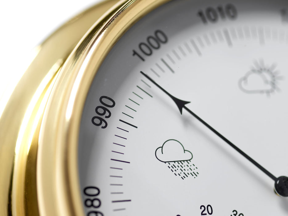Weather Scientific Tabic Clocks Solid Brass Barometer with Hygrometer and Thermometer gauges Tabic Clocks