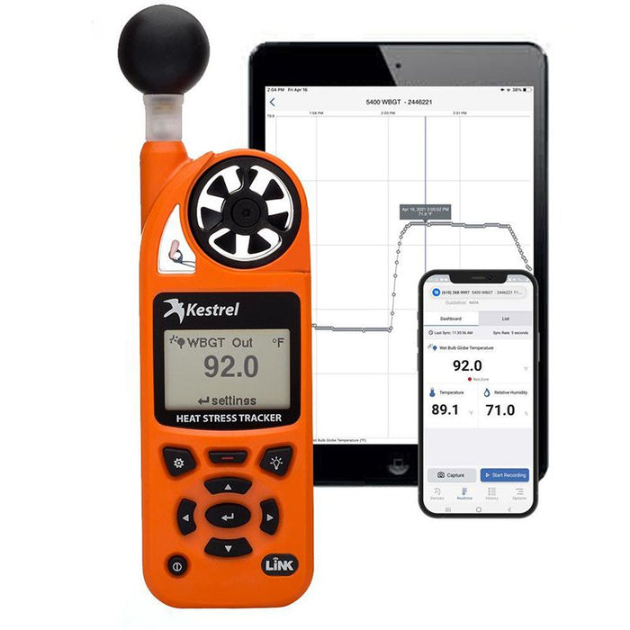 Weather Scientific Kestrel 5400 WBGT Heat Stress Tracker (HST) & Weather Meter Kestrel