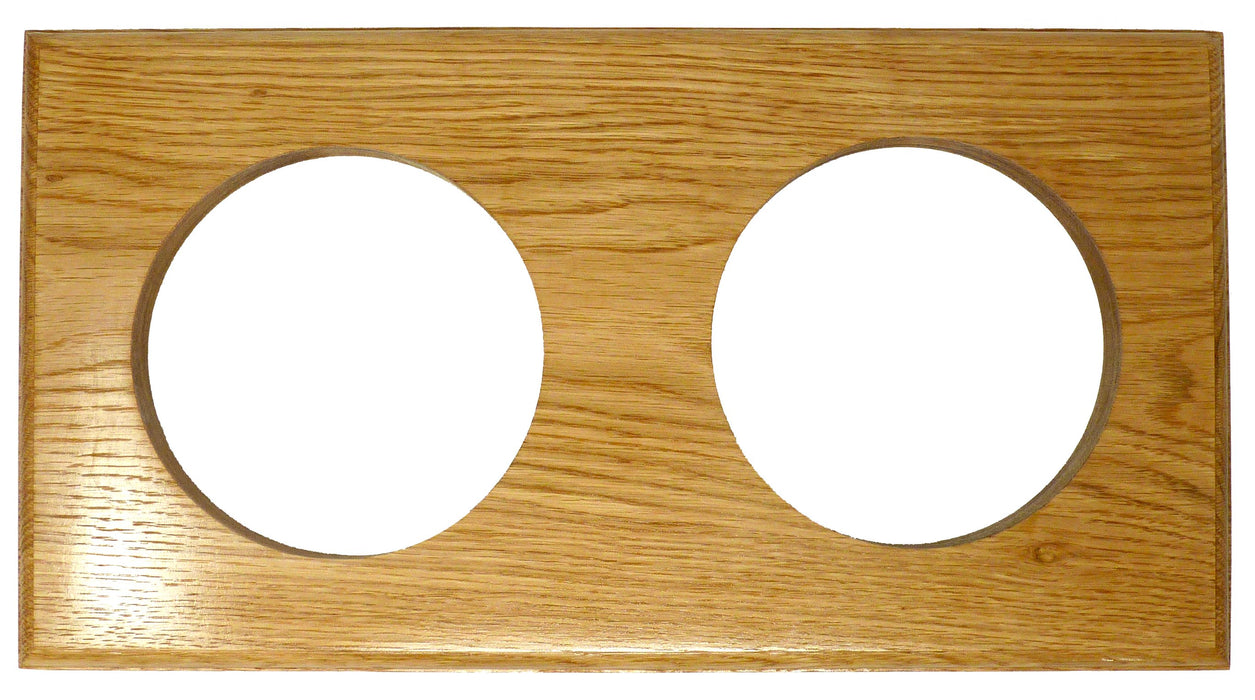 Weather Scientific Tabic Clocks Handmade Double Natural English Oak Wall Mount LT-DBL Tabic Clocks