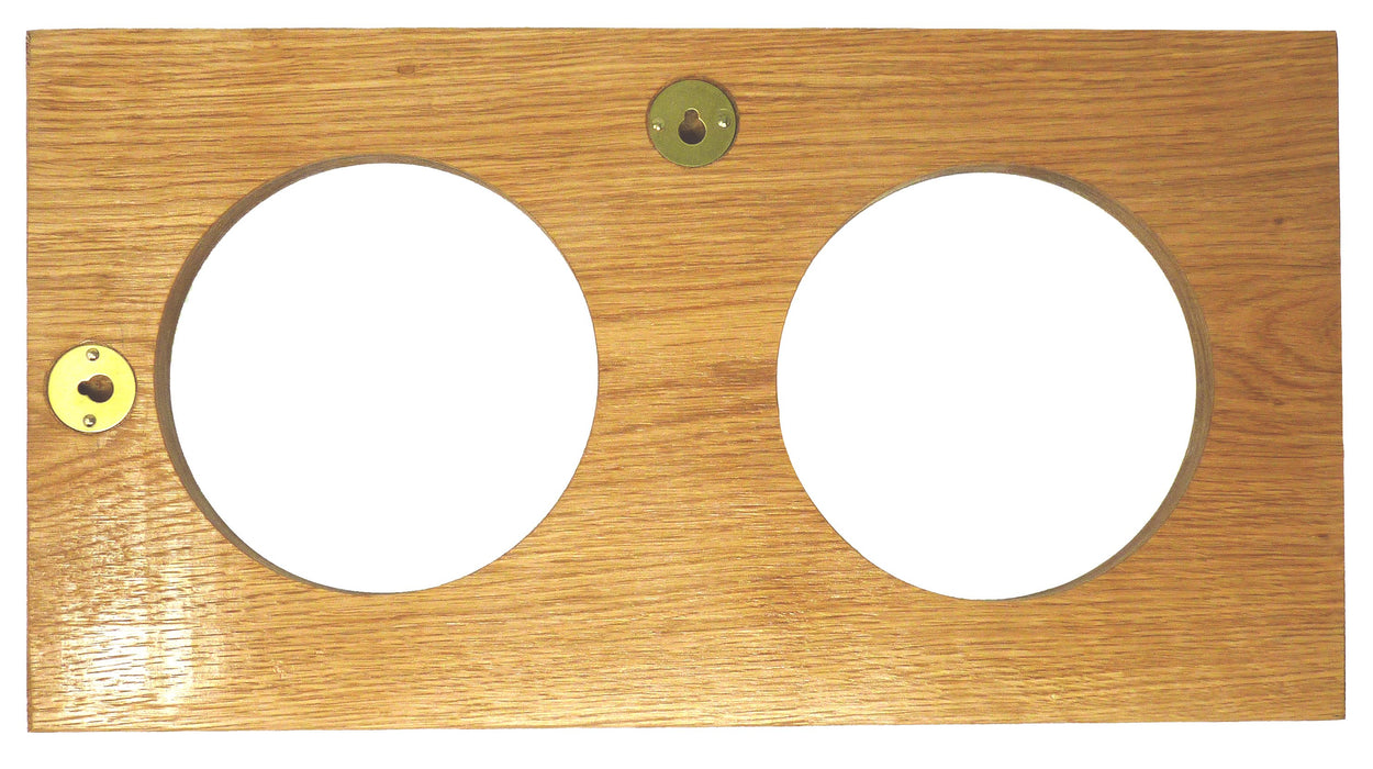Weather Scientific Tabic Clocks Handmade Double Natural English Oak Wall Mount LT-DBL Tabic Clocks