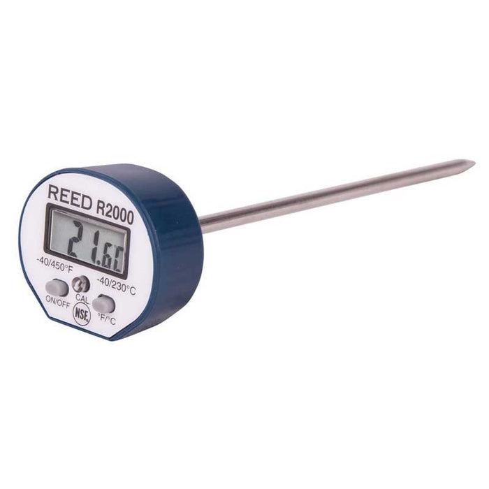 Weather Scientific REED R2000 Stainless Steel Digital Stem Thermometer, includes ISO Certificate Reed Instruments