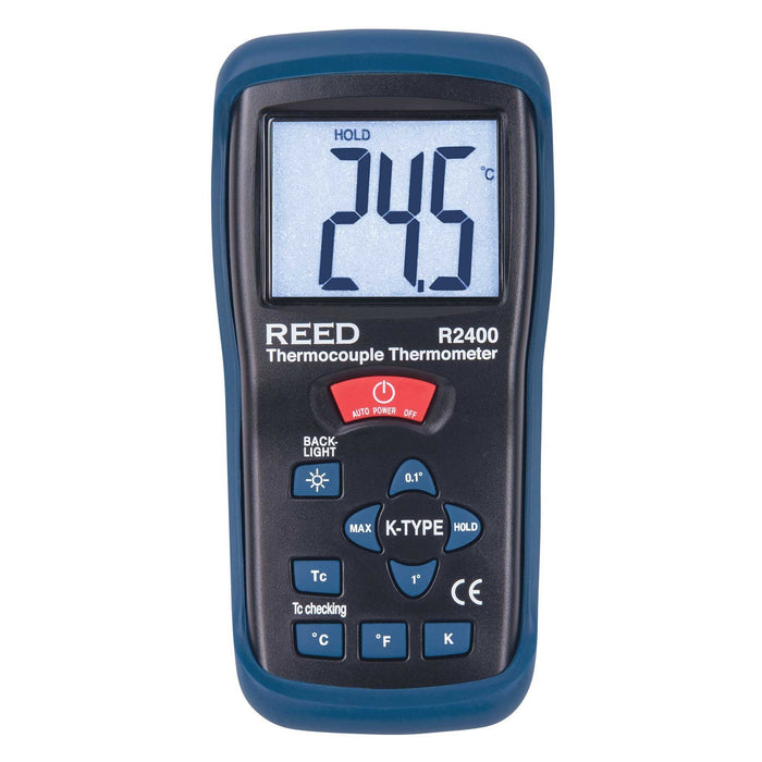 Weather Scientific REED R2400 Type K Thermocouple Thermometer, includes ISO Certificate Reed Instruments