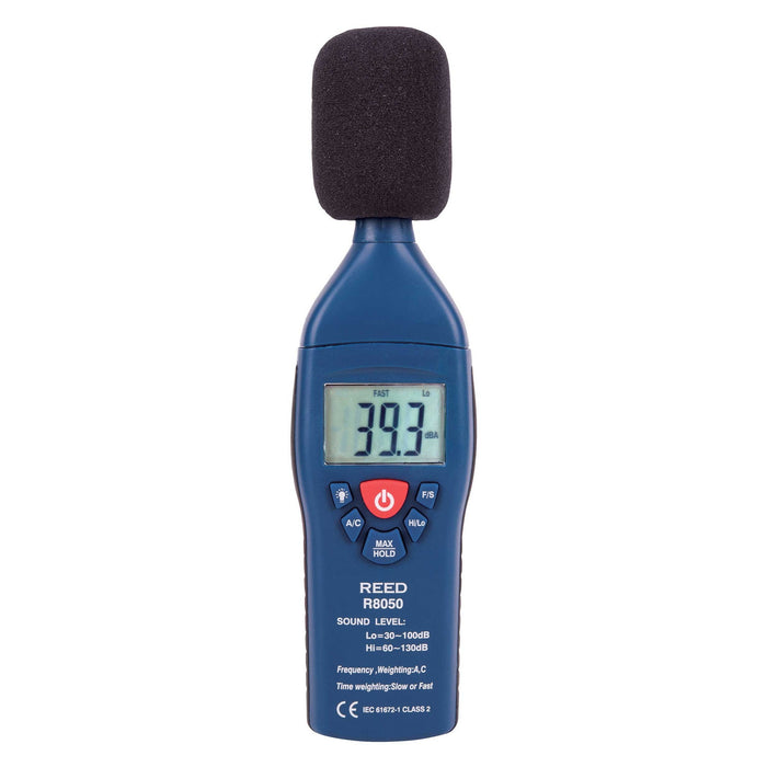 Weather Scientific REED R8050 Dual Range Sound Level Meter, includes ISO Certificate Reed Instruments