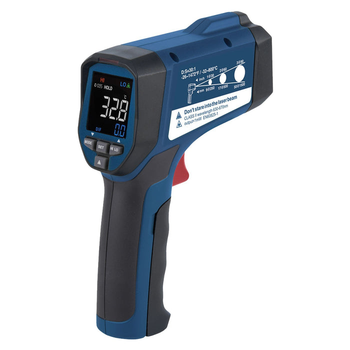 Weather Scientific REED R2320 Infrared Thermometer, 30:1, 1472°F (800°C) Reed Instruments