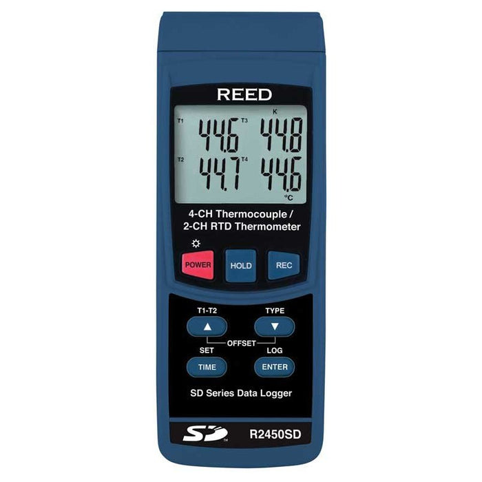 Weather Scientific REED R2450SD Data Logging Thermometer, includes ISO Certificate Reed Instruments