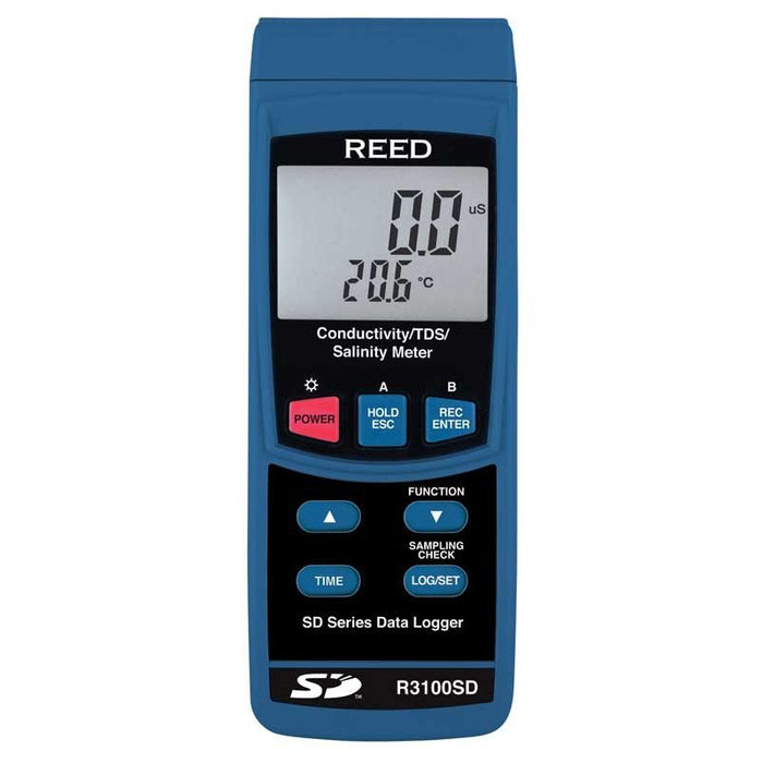 Weather Scientific REED R3100SD Data Logging Conductivity/TDS/Salinity Meter, includes ISO Certificate Reed Instruments