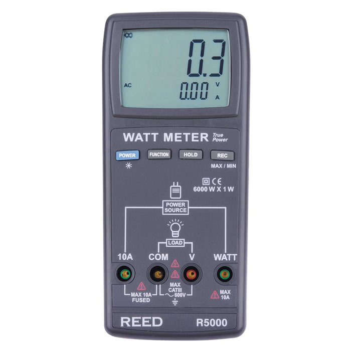 Weather Scientific REED R5000 Watt Meter, includes ISO Certificate Reed Instruments