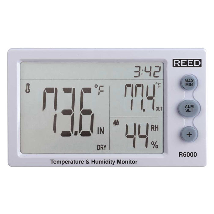 Weather Scientific REED R6000 Temperature and Humidity Meter, includes ISO Certificate Reed Instruments