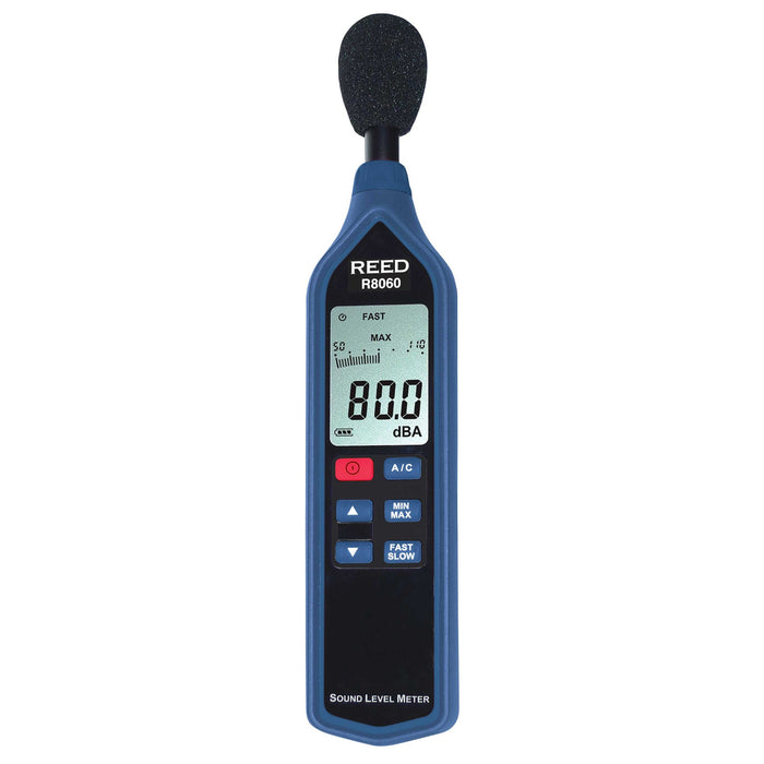Weather Scientific REED R8060 Sound Level Meter with Bargraph, includes ISO Certificate Reed Instruments