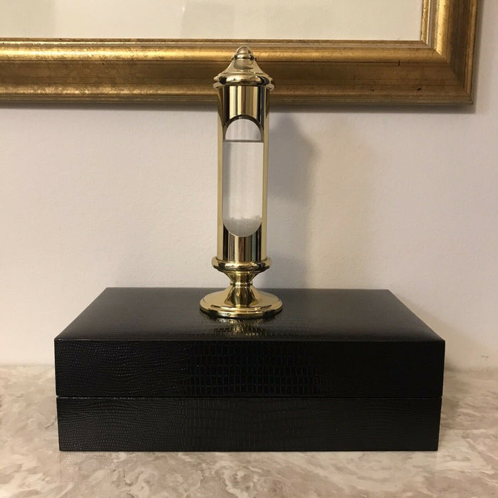 Weather Scientific Weems & Plath 200 Black Gift Box Weems Stormglass Weems & Plath