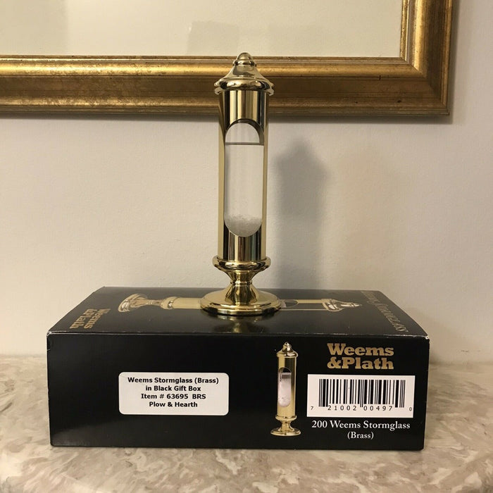 Weather Scientific Weems & Plath 200 Black Gift Box Weems Stormglass Weems & Plath