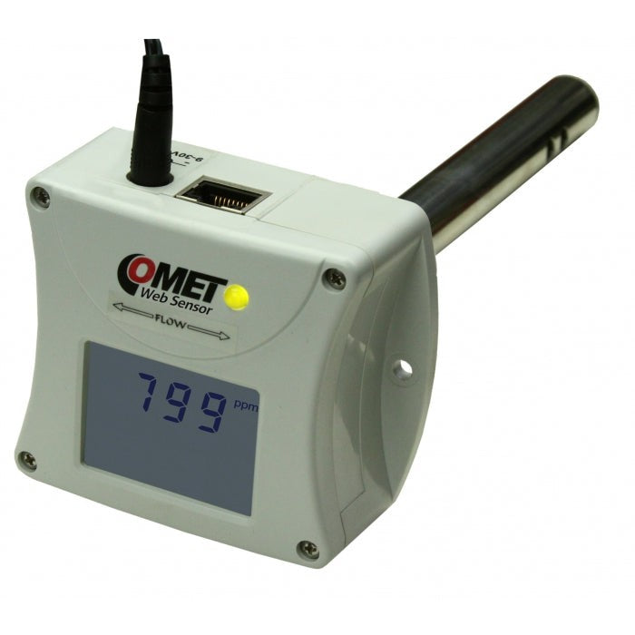 Weather Scientific Comet WebSensor - remote CO2 concentration with Ethernet interface, duct mount Comet