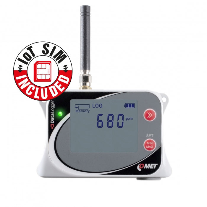 Weather Scientific Comet IoT Wireless CO2 datalogger with built-in sensor, GSM modem and Flat Rate SIM Card Comet