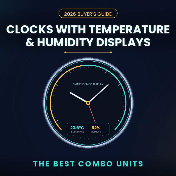 Clocks With Temperature and Humidity Displays: The Best Combo Units by Weather Scientific