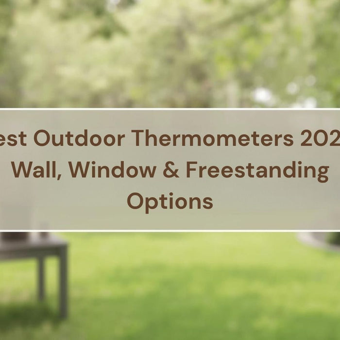 Best Outdoor Thermometers 2026: Wall, Window and Freestanding Options by Weather Scientific