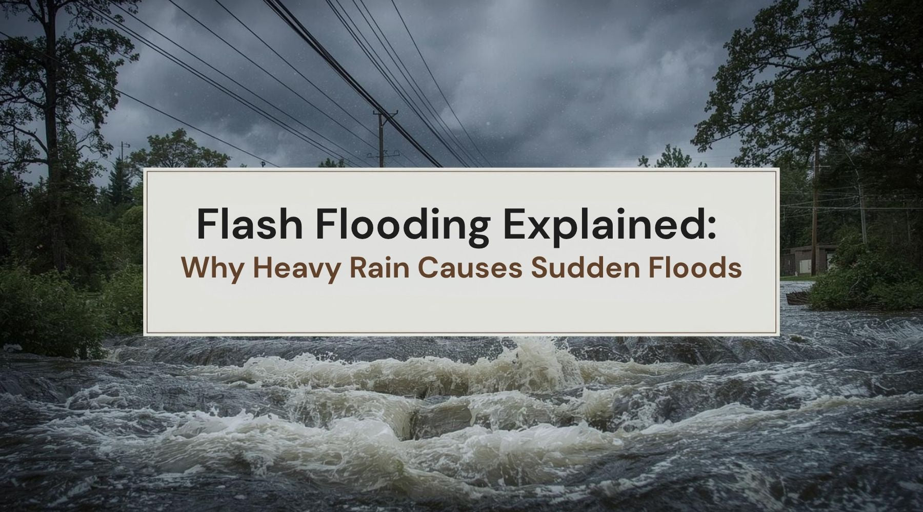 Flash Flooding Explained: Why Heavy Rain Causes Sudden Floods by Weather Scientific