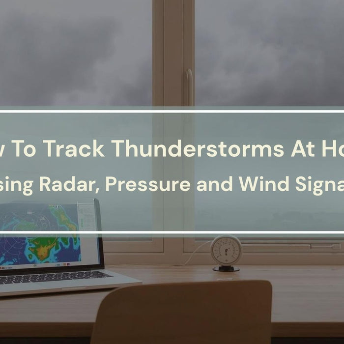 How To Track Thunderstorms At Home Using Radar, Pressure and Wind Signals by Weather Scientific