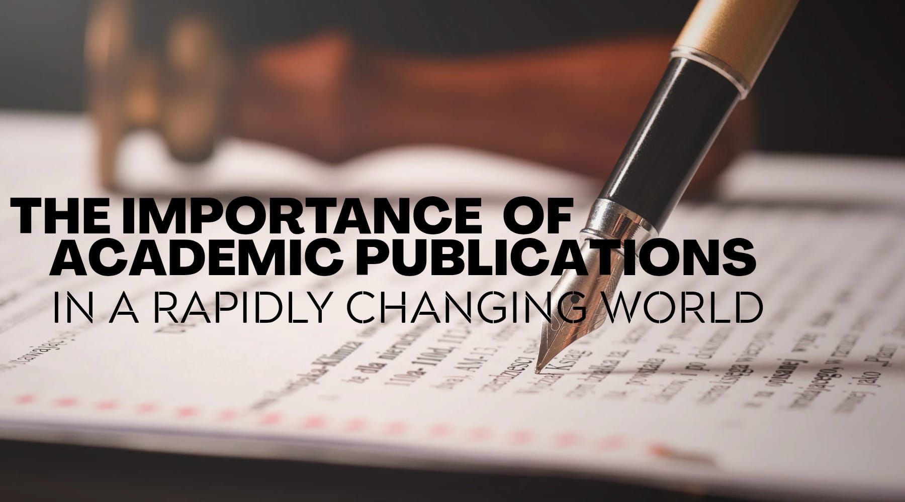 The Importance of Academic Publications in a Rapidly Changing World By Weather Scientific